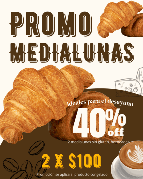 Promo 2 Medialunas Congeladas