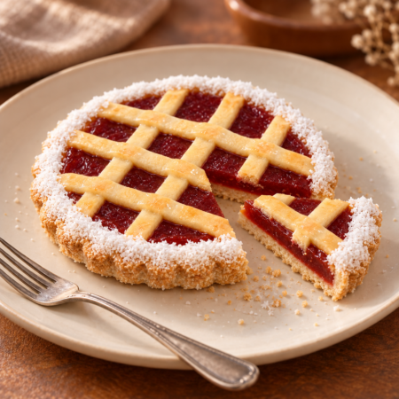 Pastafrola de membrillo sin gluten — individual