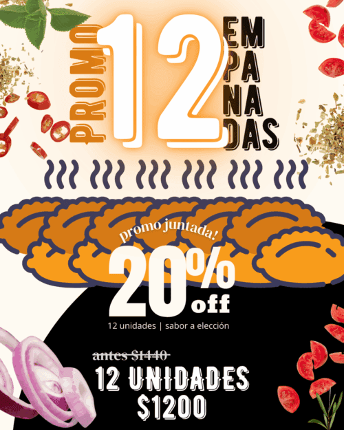 Promo 12 empanadas