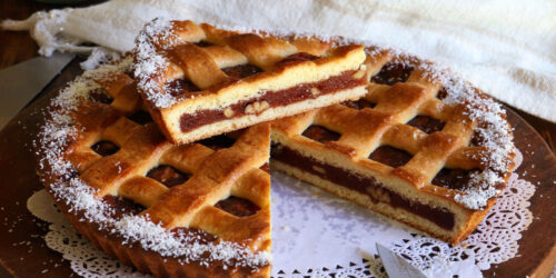 Pastafrola de dulce de leche