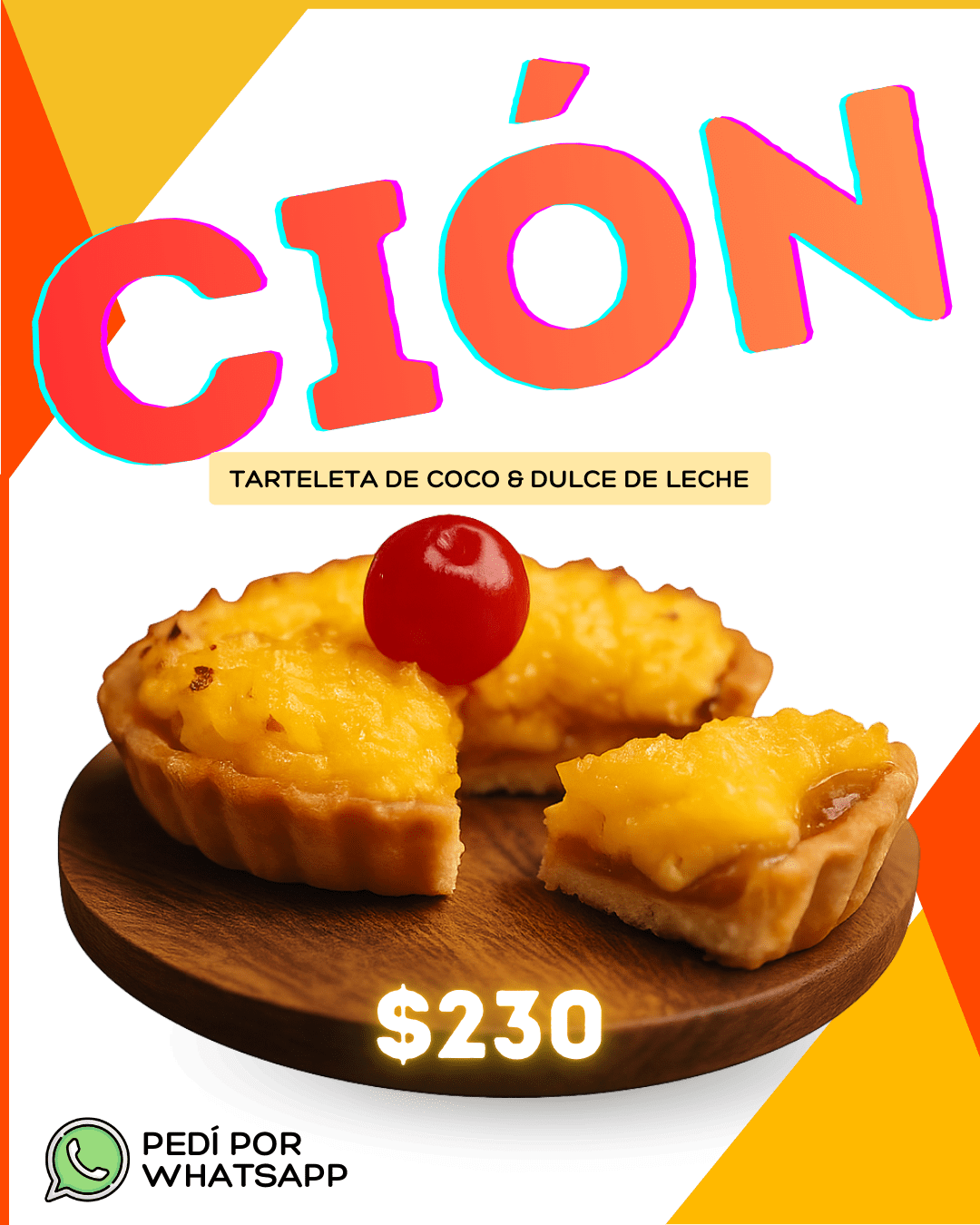 Promo tarteleta de coco