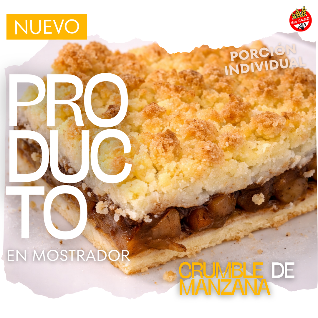 crumble de manzana home