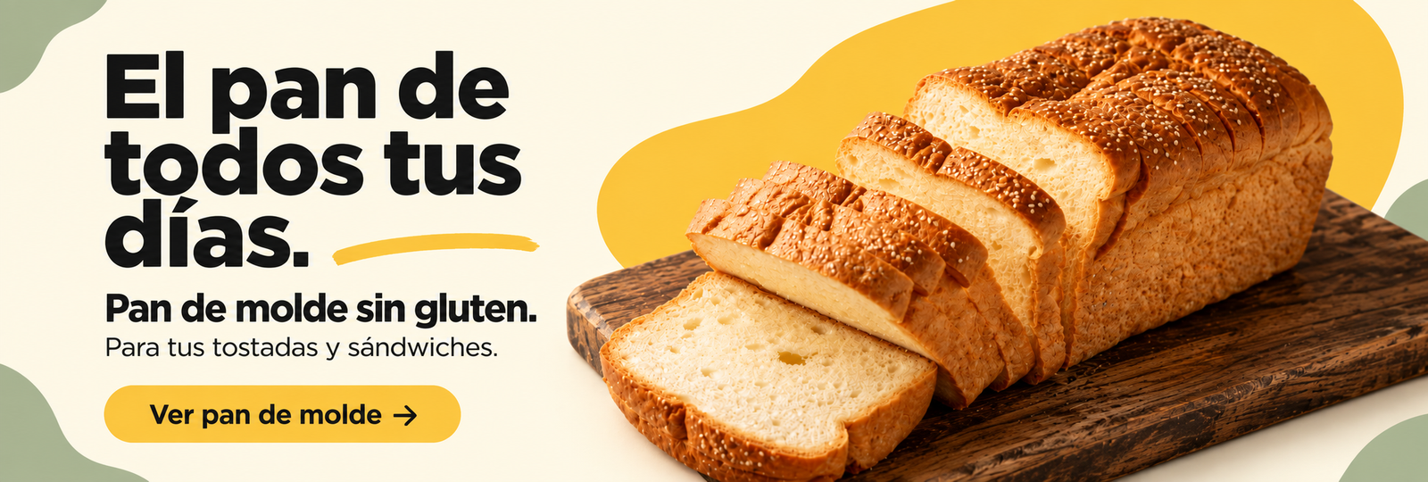 Pan de molde sin gluten